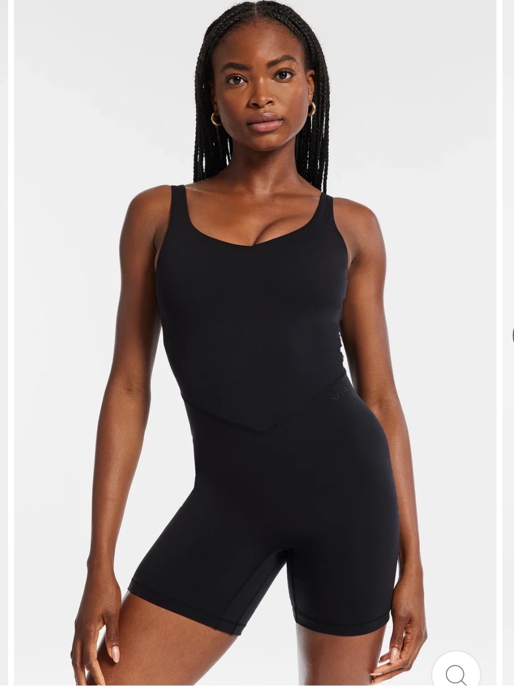 Bandier V Neck Tempo Playsuit NWOT
